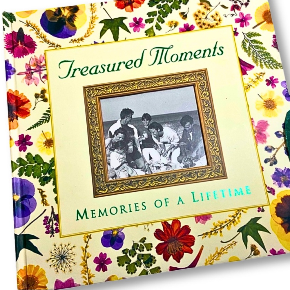 TREASURED MOMENTS Photo Album & Pictures Journal Memory Keeper Hardback Book